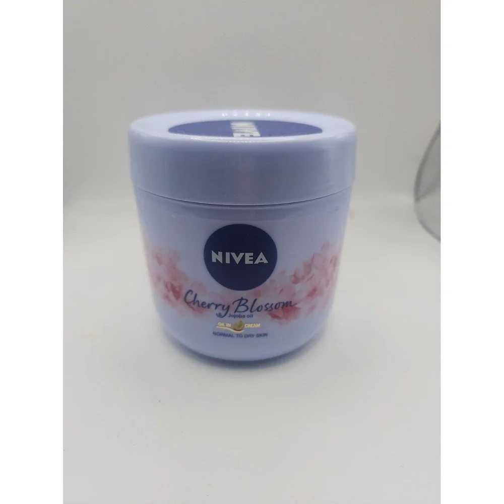NEW Nivea Body Cream 13.53 oz Cherry Blossom~Jojoba Oil~Exp 12/27